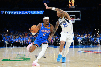 okc thunder vs dallas mavericks match player stats