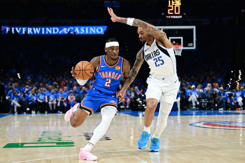 okc thunder vs dallas mavericks match player stats